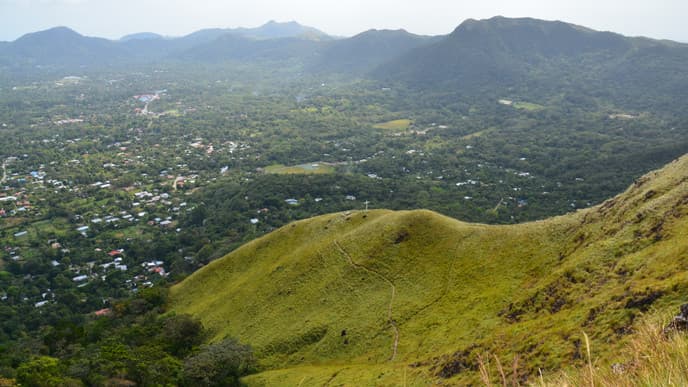 Valle de Antón in the Crater of the Volcano
