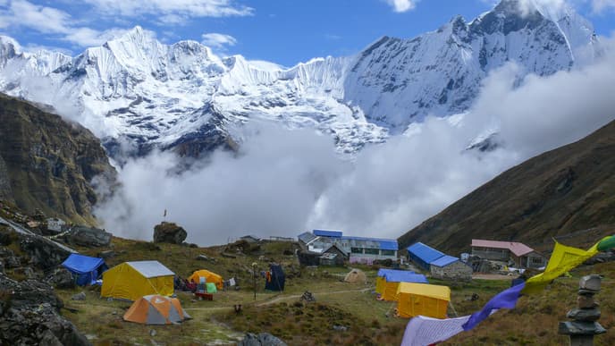 Annapurna Basislager und unglaubliche Aussichten