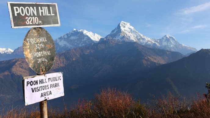 Sonnenaufgang am Poon Hill und Trek bis Tadapani