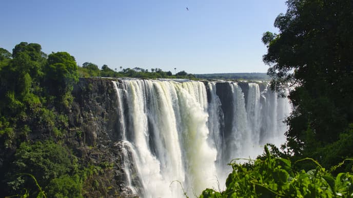 The magnificent Victoria Falls