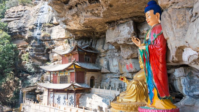 Gaze at the Surreal Shibao Shan and Visit Shaxi Village