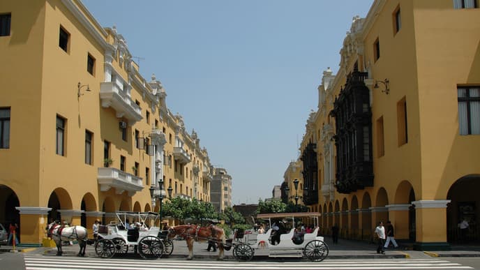 The historic sites of Lima