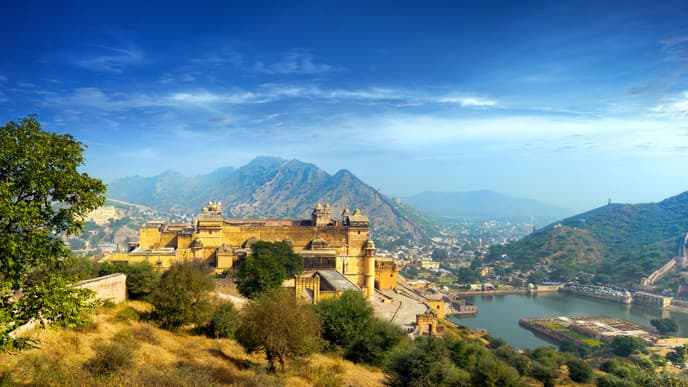 Mit der Riksha durch Jaipur