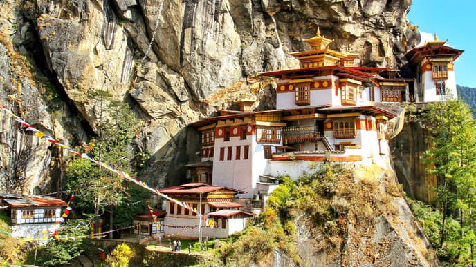 Wanderung zum Tigernest-Kloster, dem Highlight Bhutans