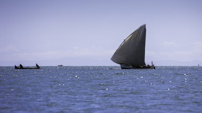 Bootsfahrt aufs Festland