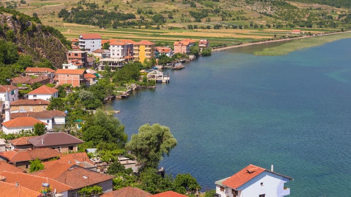 The Road to Ohrid Lake