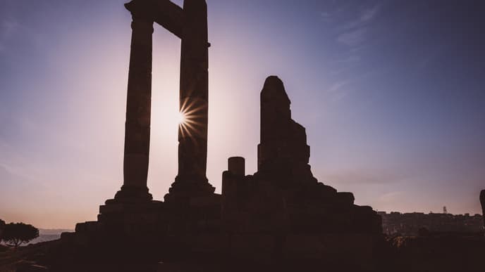 Arrival in Amman