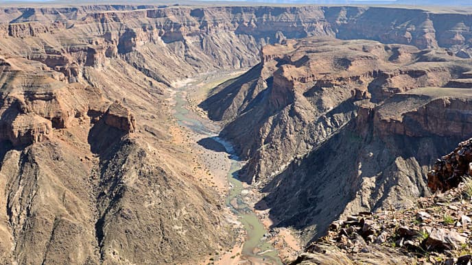 The mighty Fish River Canyon