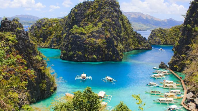 Die Natur von Coron Island