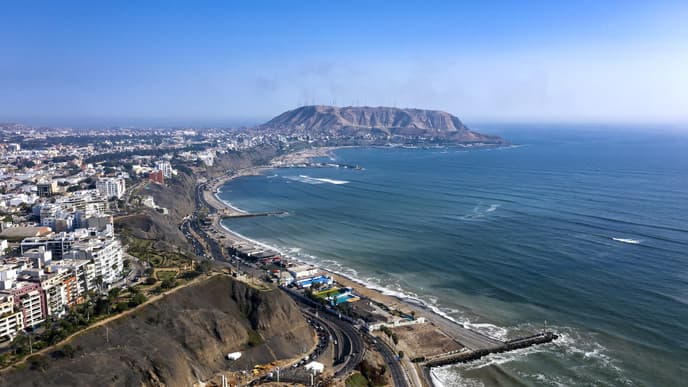 Ankunft in Lima