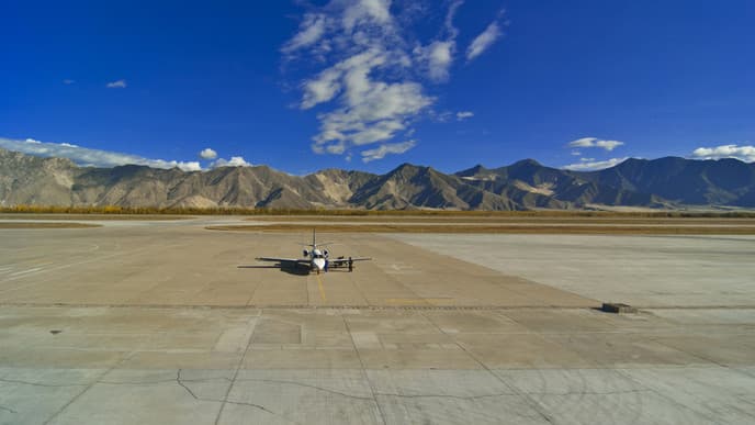 Flug nach Chengdu