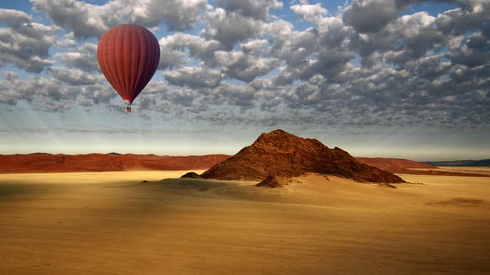 Der Sesriem-Canyon zu Fuß