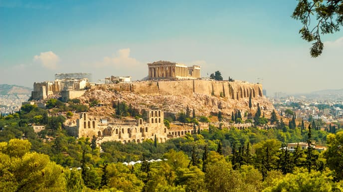 Touchdown in Athens