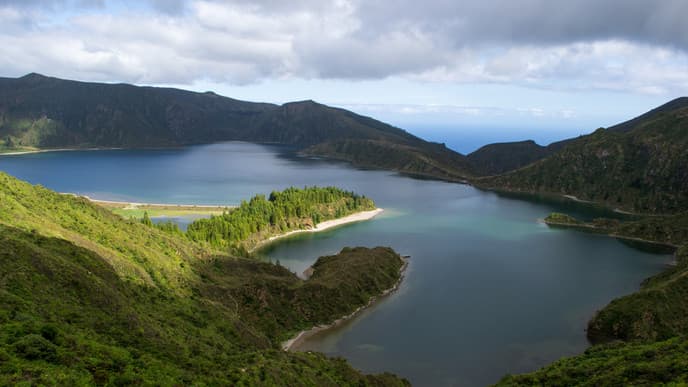 Natur pur am Lagoa do Fogo