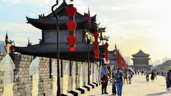 Beijing - Xian, Bullet Train experience