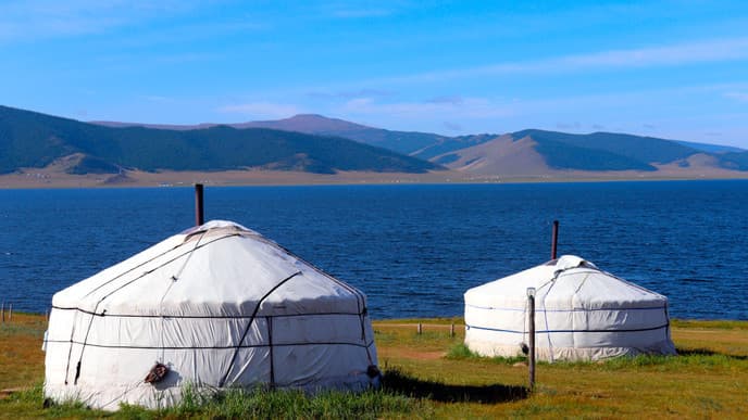 Deep lakes and sandy dunes