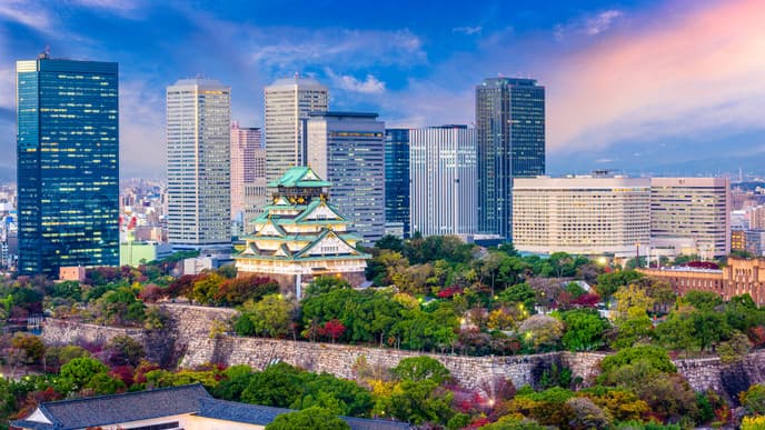 Auf Entdeckungstour durch Osaka