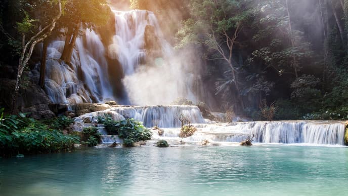 Spirituality & serene waterfalls