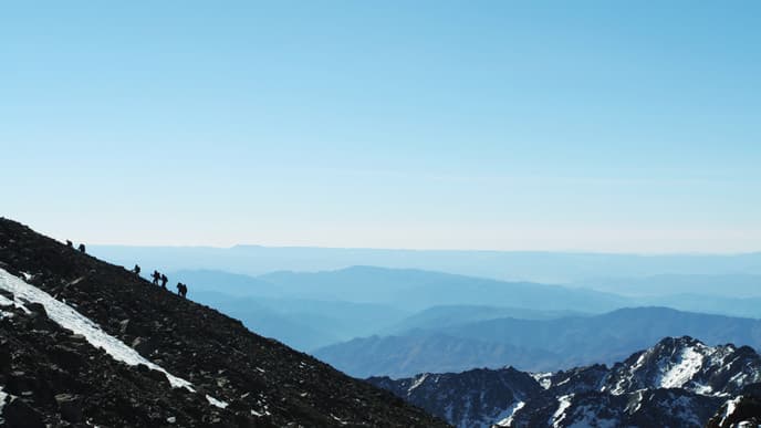 Die Besteigung des Toubkal