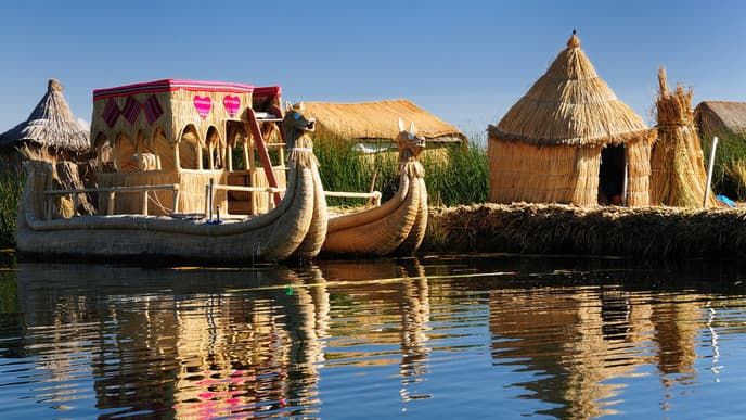 The floating islands of Uros