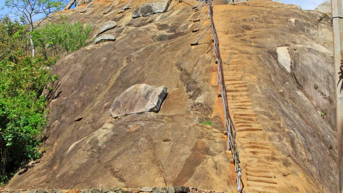 Sportlich die Stufen hoch!