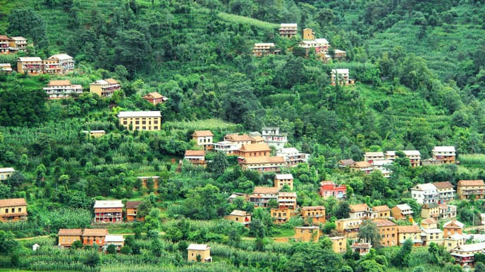 Reisterrassen in Balthali