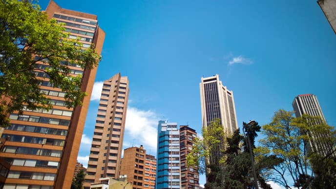 Abflug aus Bogotá