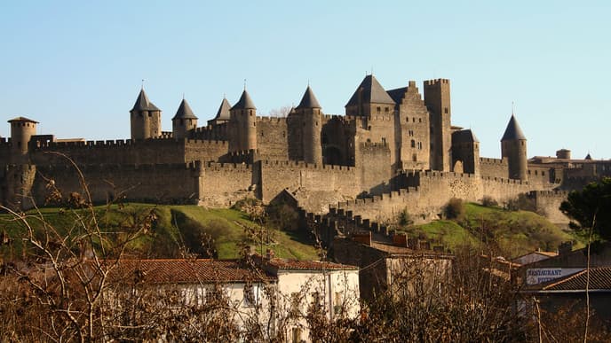 Visit the fortified city of Carcassonne