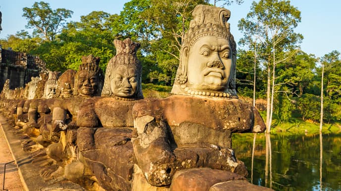 Explore the Angkor temple complex