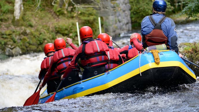 Whitewater rafting adventure