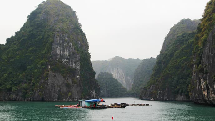 An Bord einer Dschunke
