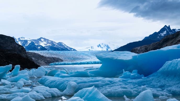 Spannende Tour am Grey Gletscher