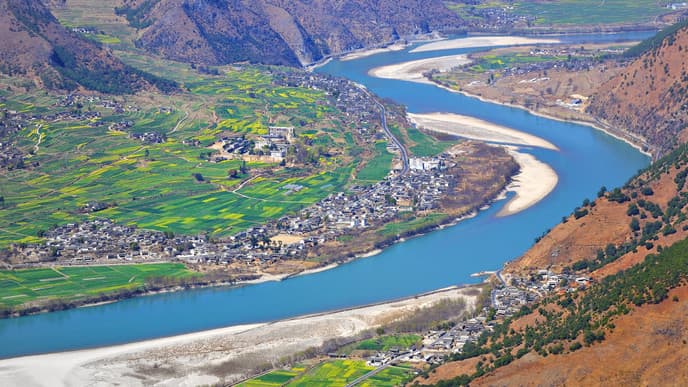 Bootstour zu einem Nebenfluss des Yangtze