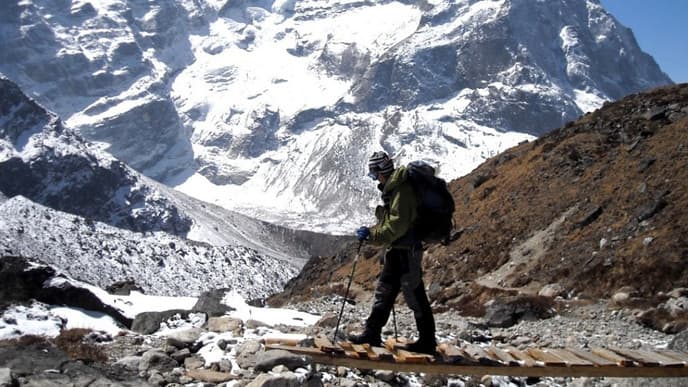 Trek from Tengboche to Dingboche