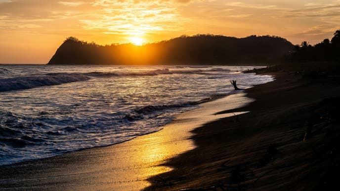 The coastal draws of Playa Panamá