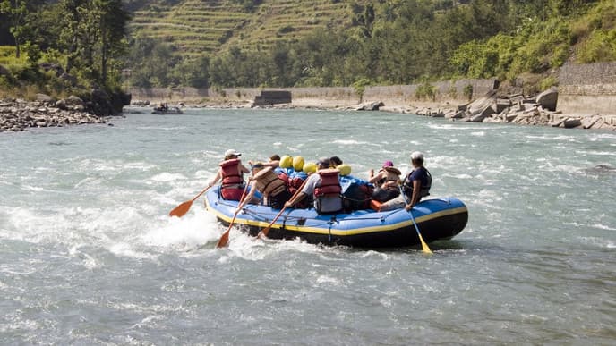 Whitewater Rafting in the Himalayas
