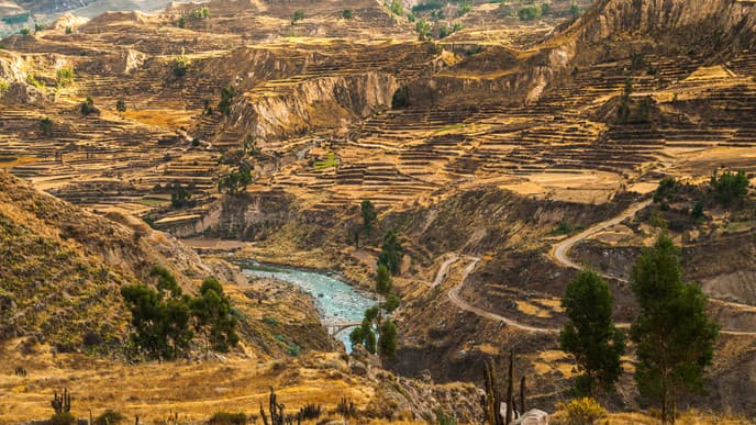 Auf dem Weg zum Colca Canyon