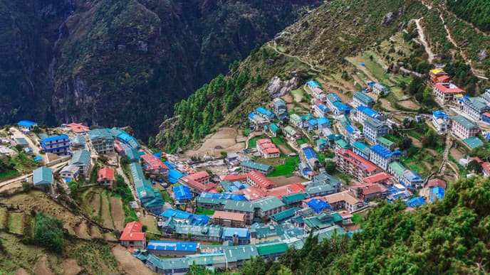 Das Tor zum Mount Everest