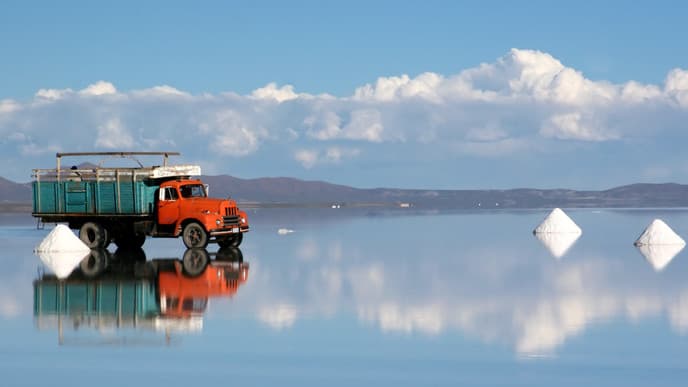 The Great Uyuni Salt Flats