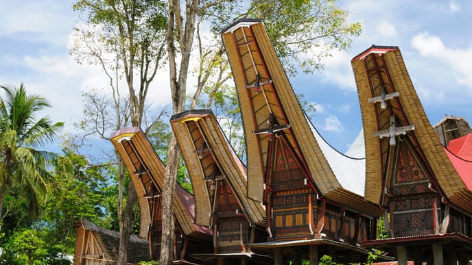 Erste Begegnungen im Toraja Land