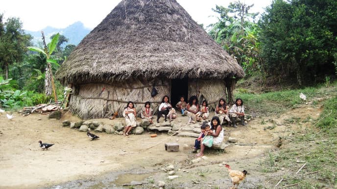 Vorbei an Kogi Dörfern nach Gabriel