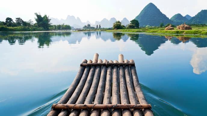 Go Rock Climbing and Ride a Bamboo Raft