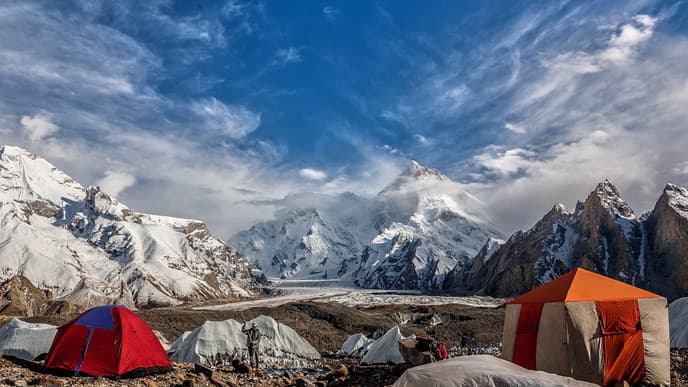 Abundant Peaks in the Hike to Concordia