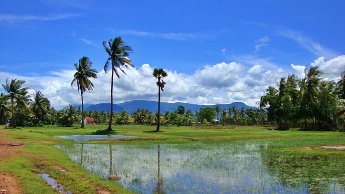Auf dem Weg nach Kampot