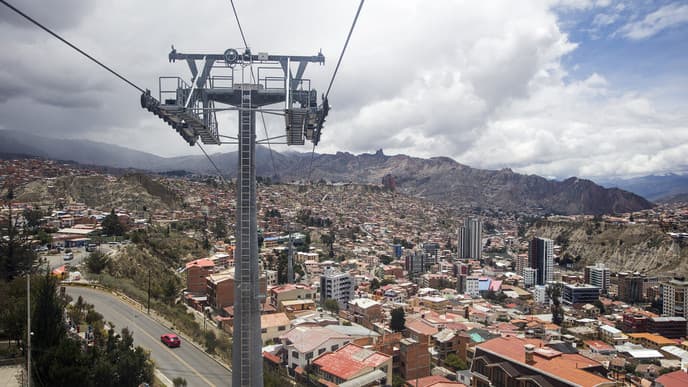 Farben und Kontraste in La Paz