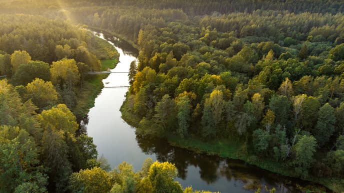 A serene day in Anyksciai