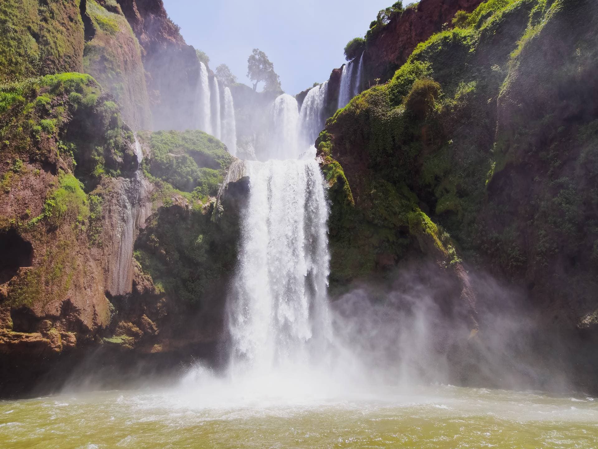 Witness mighty waterfalls