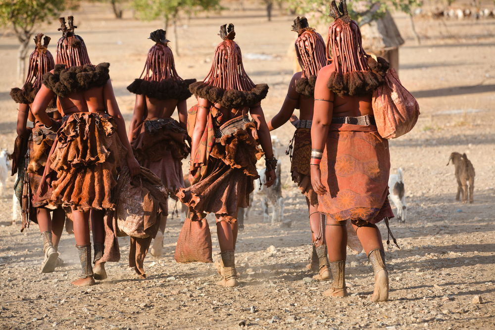 Women from the Himba tribe in Namibia