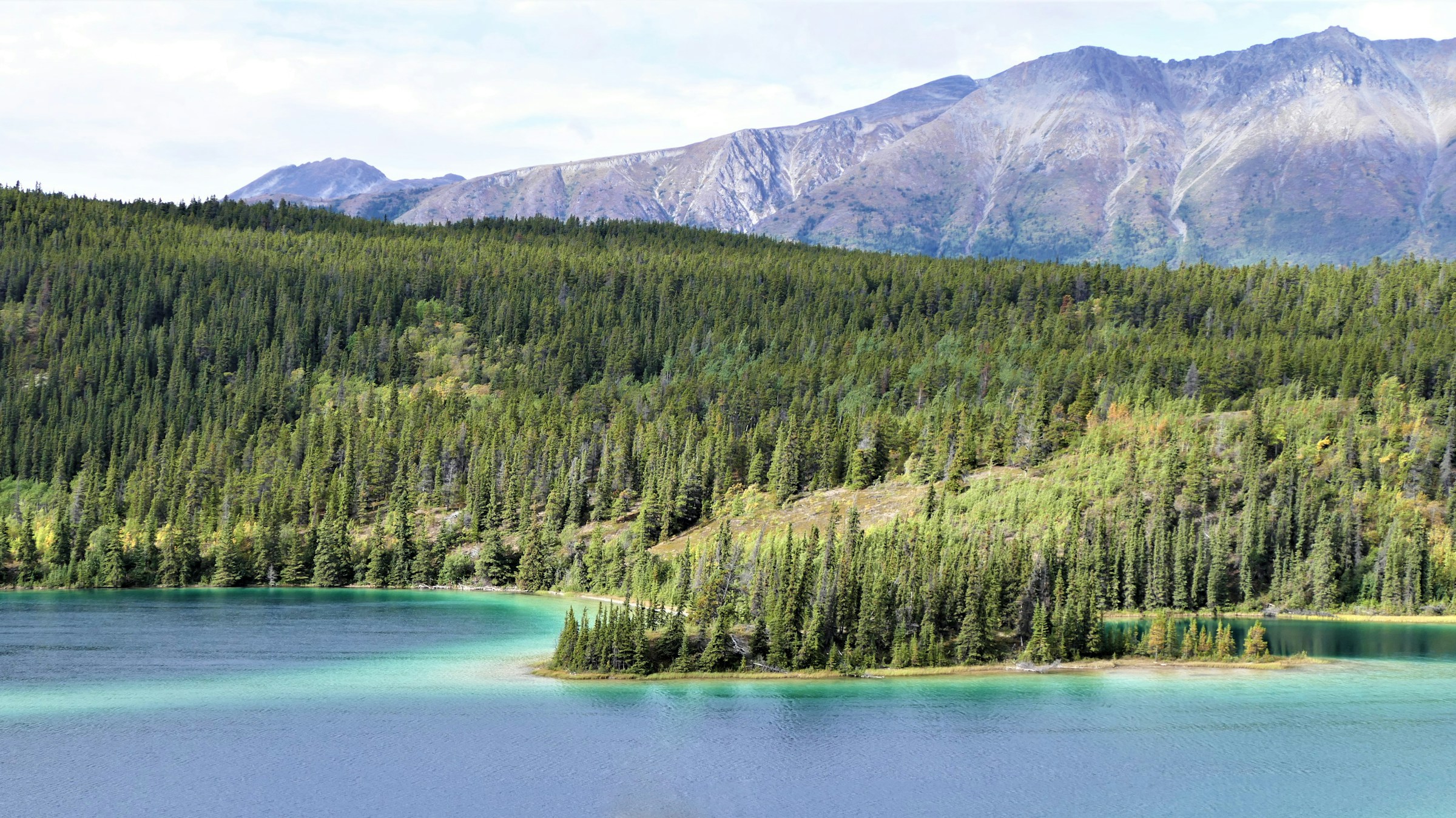 Emerald Lake in the Yukon, Canada