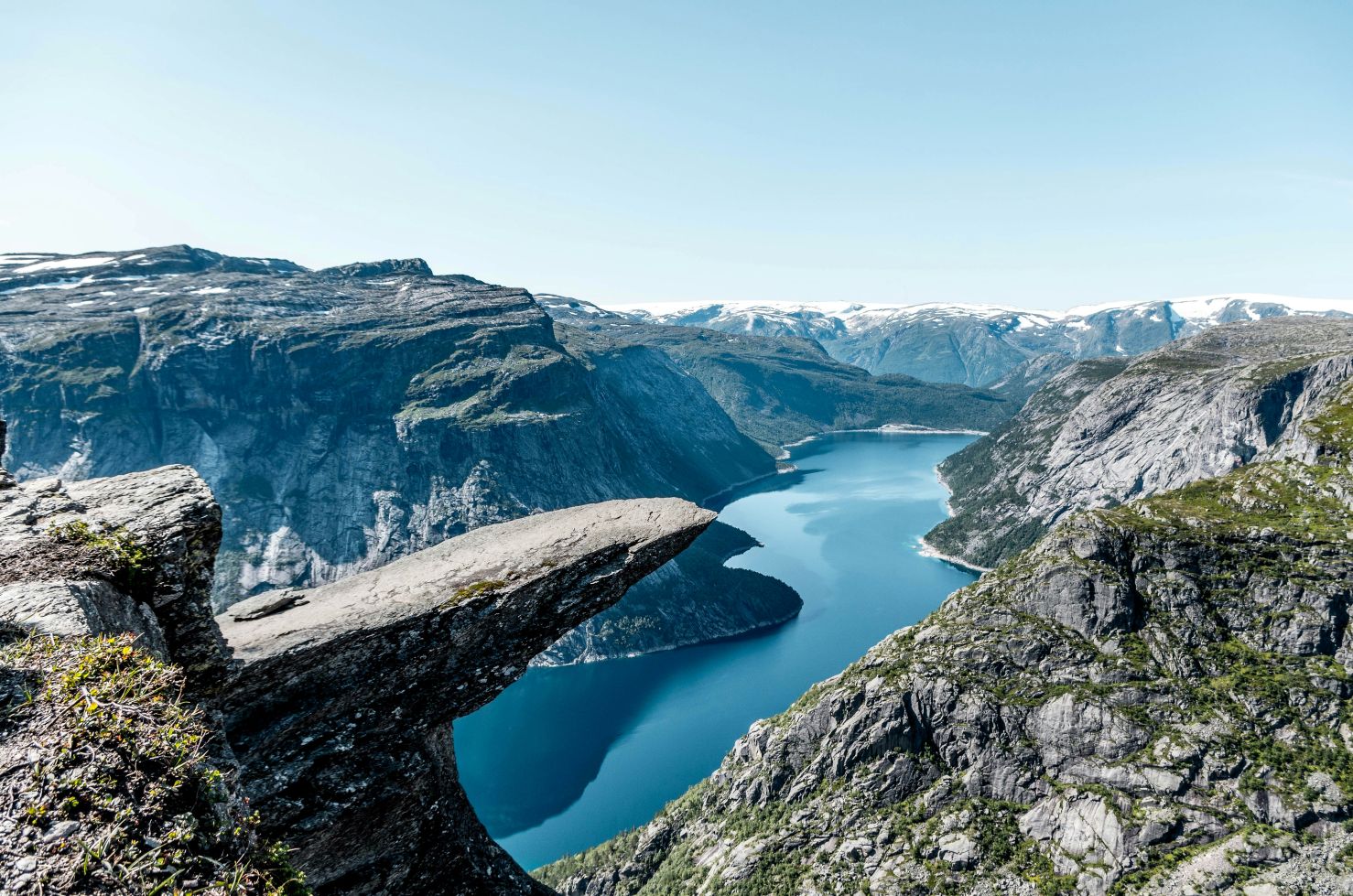 Rugged fjord landscape in Norway